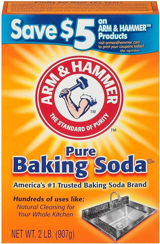 Arm & Hammer Pure Baking Soda 907g (32oz) - American Import