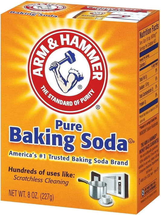 Arm and Hammer Baking Soda - Baking Powder, Baking Soda for Cleaning, Pure Baking Soda, 227 g